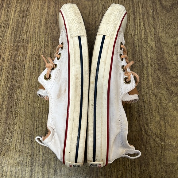 Converse All Star Discolored White Sneakers Shoreline Size 7 - Picture 6 of 12